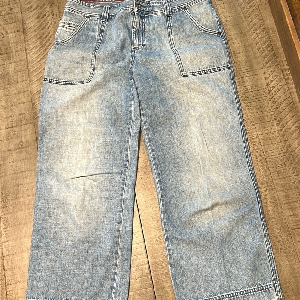 GUC vintage Tommy Hilfiger women’s cropped carpenter jeans